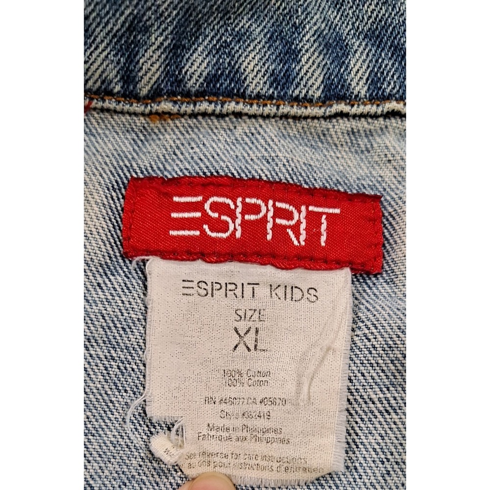 Vintage Kids XL Esprit Denim Jacket - Picture 6 of 8